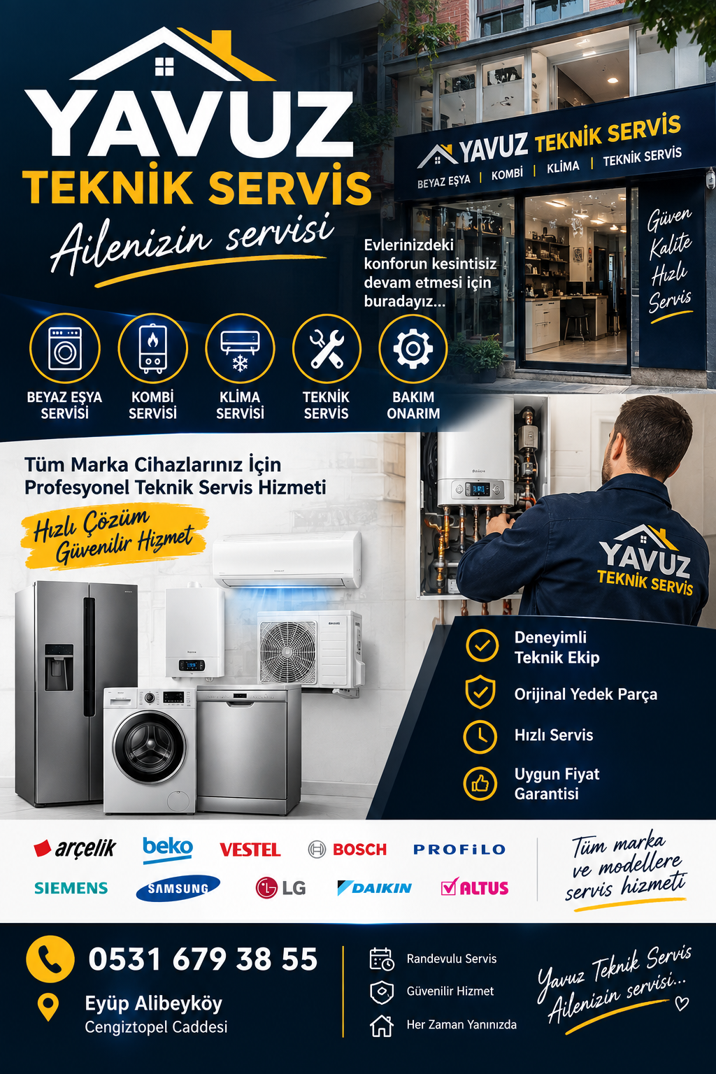 YAVUZ TEKNİK SERVİS ISITMA SOGUTMA